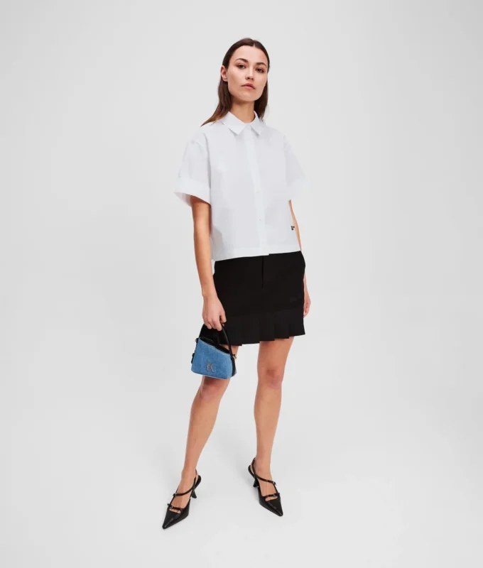 CHEMISE À MANCHES COURTES BOXY CHEMISE À MANCHES COURTES BOXY