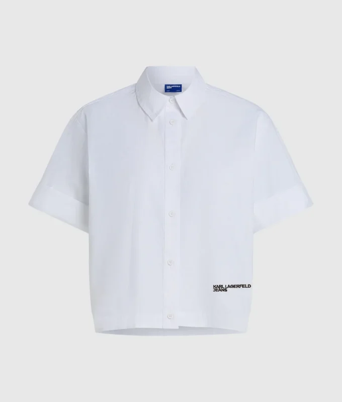 CHEMISE À MANCHES COURTES BOXY CHEMISE À MANCHES COURTES BOXY