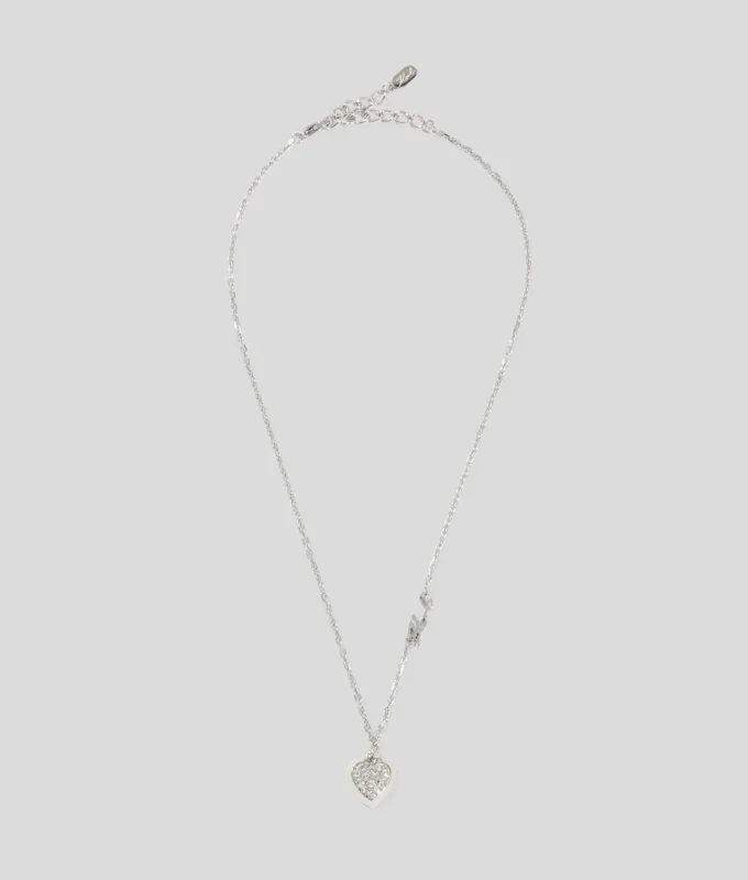 COLLIER AVEC PENDENTIF CŒUR PAVÉ COLLIER AVEC PENDENTIF CŒUR PAVÉ