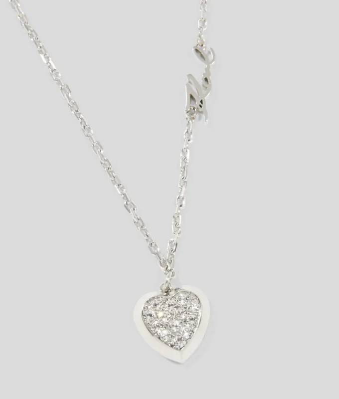 COLLIER AVEC PENDENTIF CŒUR PAVÉ COLLIER AVEC PENDENTIF CŒUR PAVÉ