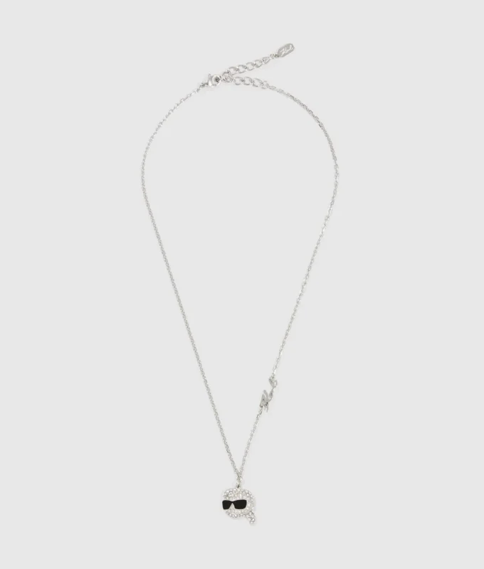 COLLIER À BRELOQUE IKON PAVÉ COLLIER À BRELOQUE IKON PAVÉ