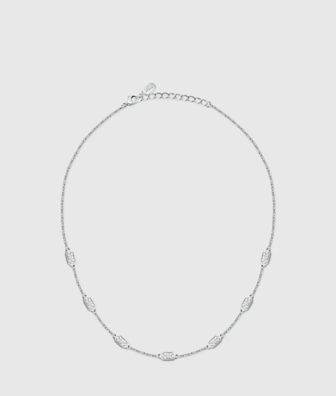 Collier à maillons en cristal Collier à maillons en cristal