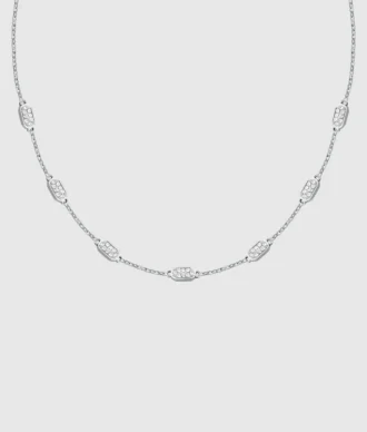 Collier à maillons en cristal