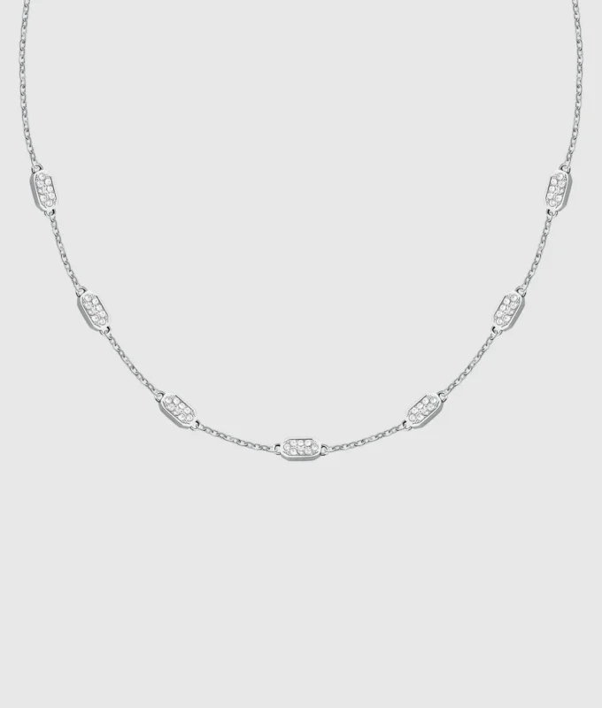 Collier à maillons en cristal Collier à maillons en cristal