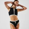 DÉBARDEUR DE BIKINI MONOCHROME