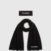 Ensemble cadeau comprenant un bandeau et une écharpe à logo Ensemble cadeau comprenant un bandeau et une écharpe à logo