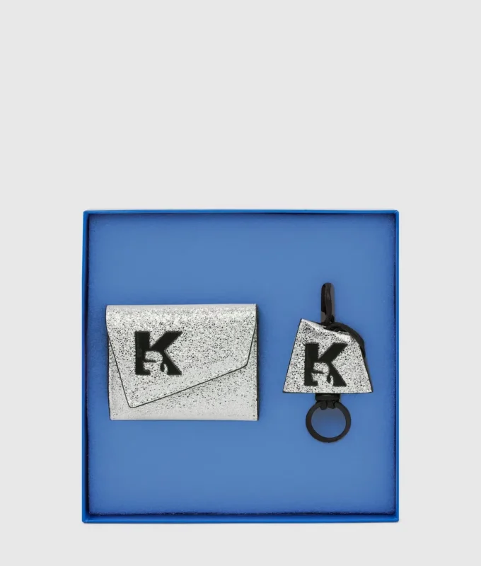 Ensemble cadeau portefeuille et porte-clés Geo