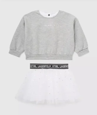 Ensemble cadeau sweat-shirt et jupe pour bébé