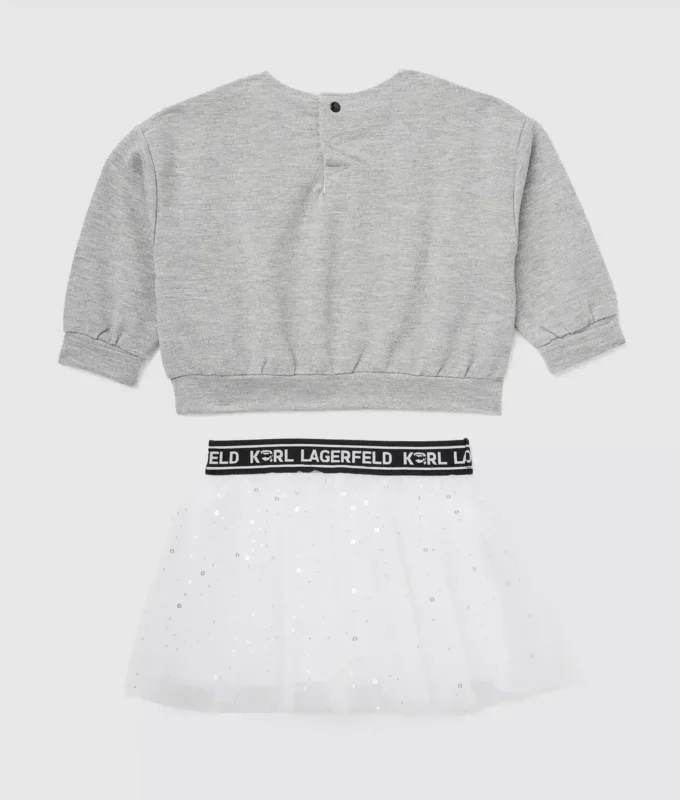 Ensemble cadeau sweat-shirt et jupe pour bébé