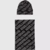 Ensemble écharpe et bonnet à logo Ensemble écharpe et bonnet à logo