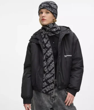 Ensemble écharpe et bonnet à logo