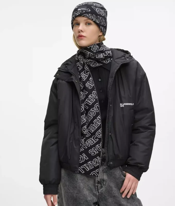 Ensemble écharpe et bonnet à logo Ensemble écharpe et bonnet à logo