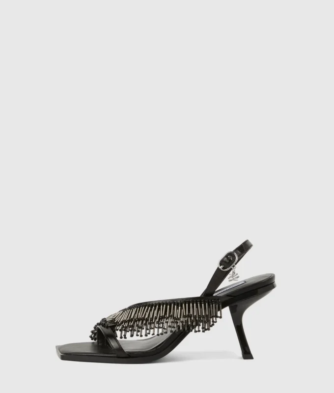 Escarpins à talons et à franges Karmel
