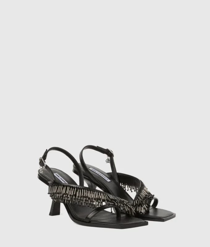 Escarpins à talons et à franges Karmel