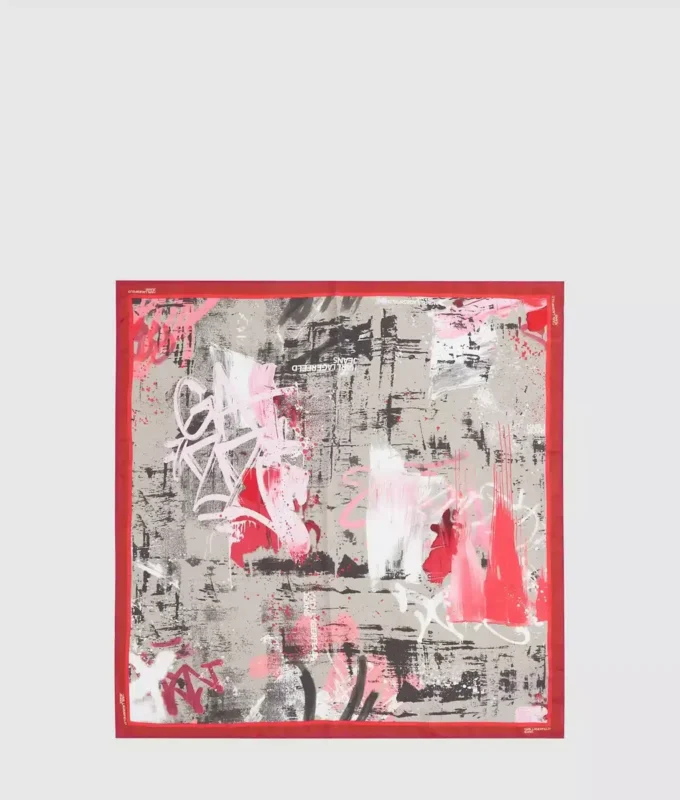 Foulard bandana à imprimé graffiti Foulard bandana à imprimé graffiti
