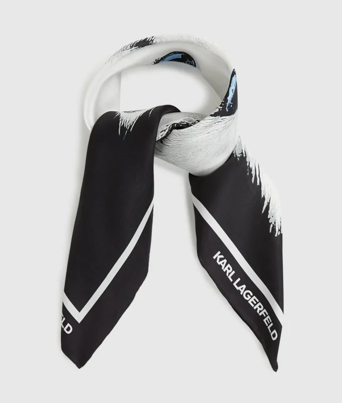 Foulard en soie Ikon Choupette Foulard en soie Ikon Choupette