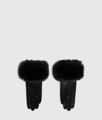 Gants en fausse fourrure K/Signature