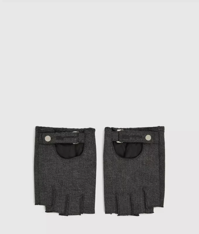 Gants sans doigts en denim Gants sans doigts en denim