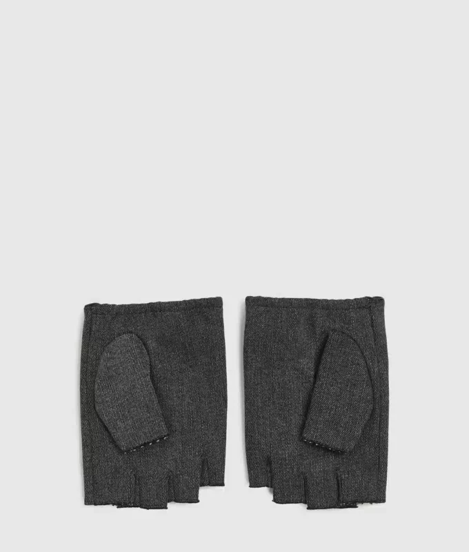 Gants sans doigts en denim Gants sans doigts en denim