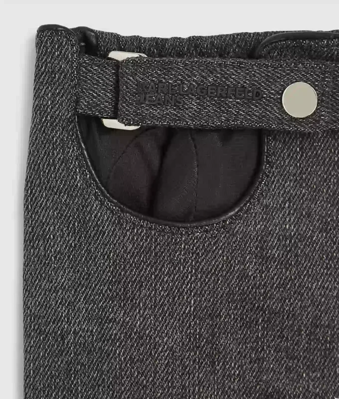 Gants sans doigts en denim Gants sans doigts en denim