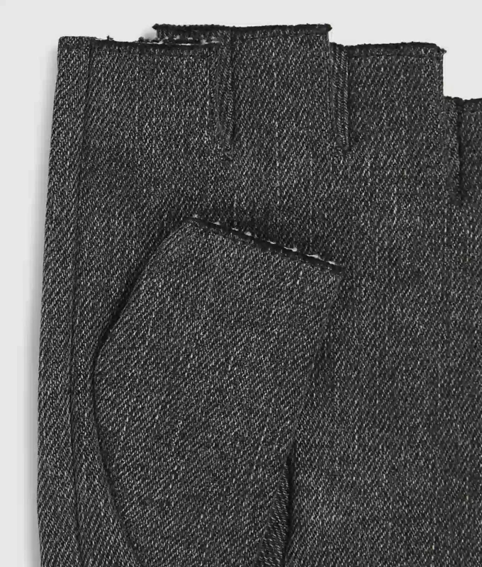 Gants sans doigts en denim Gants sans doigts en denim