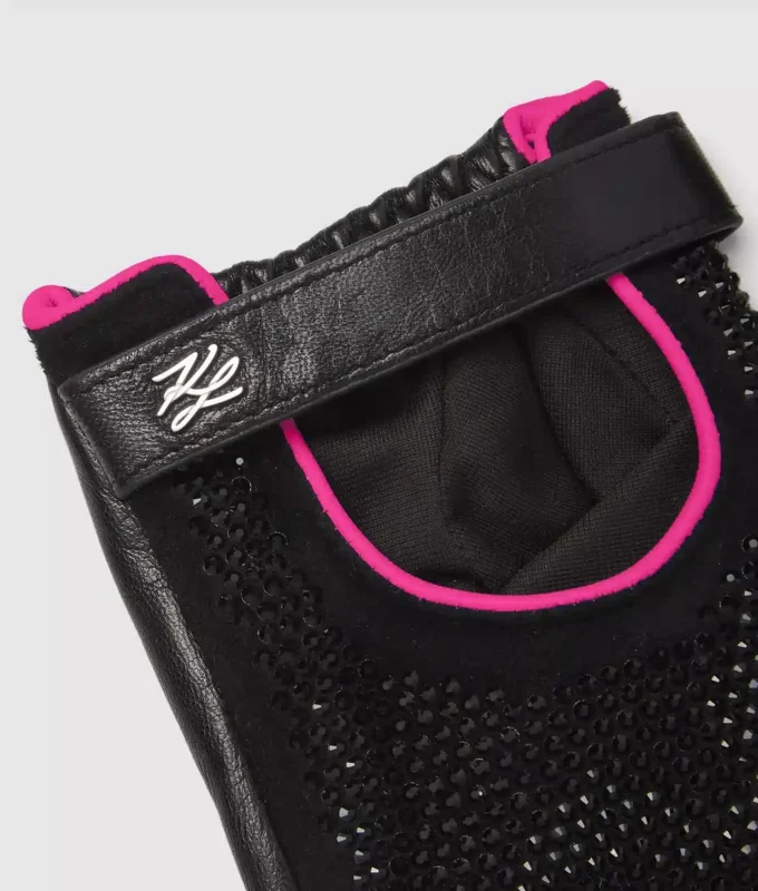 Gants sans doigts exclusifs K/Autograph en strass Gants sans doigts exclusifs K/Autograph en strass