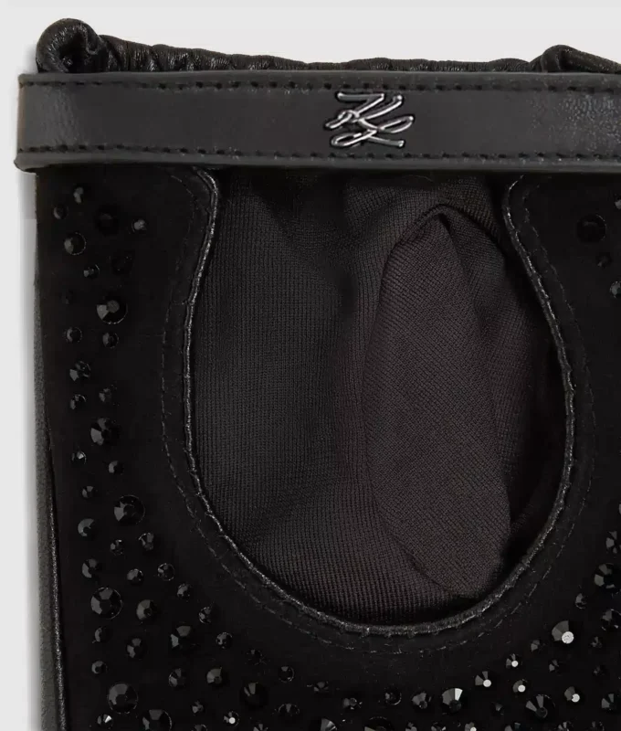 Gants sans doigts K/Autograph en strass