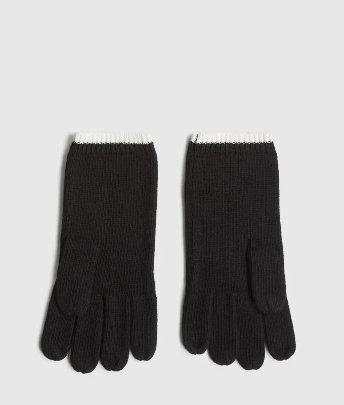 Gants tricotés avec logo Gants tricotés avec logo