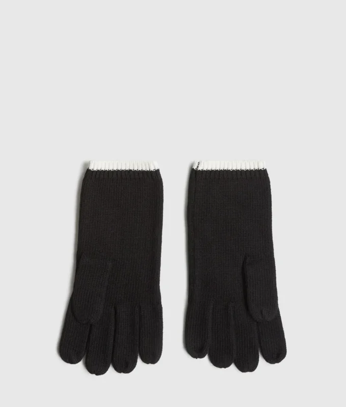 Gants tricotés avec logo Gants tricotés avec logo