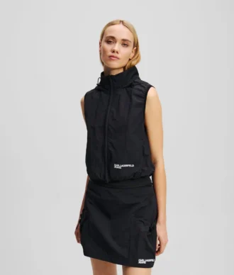 GILET À CAPUCHE