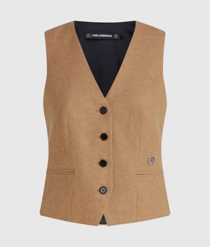 Gilet en laine mélangée Gilet en laine mélangée