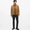 Gilet matelassé en simili-suède Gilet matelassé en simili-suède