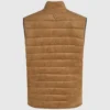 Gilet matelassé en simili-suède Gilet matelassé en simili-suède
