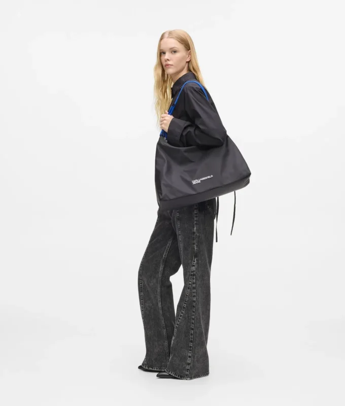Grand sac à bandoulière en nylon Grand sac à bandoulière en nylon