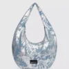 Grand sac hobo en denim brillant Grand sac hobo en denim brillant