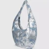 Grand sac hobo en denim brillant Grand sac hobo en denim brillant