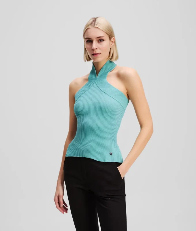 HALTER TOP EN MAILLE HALTER TOP EN MAILLE