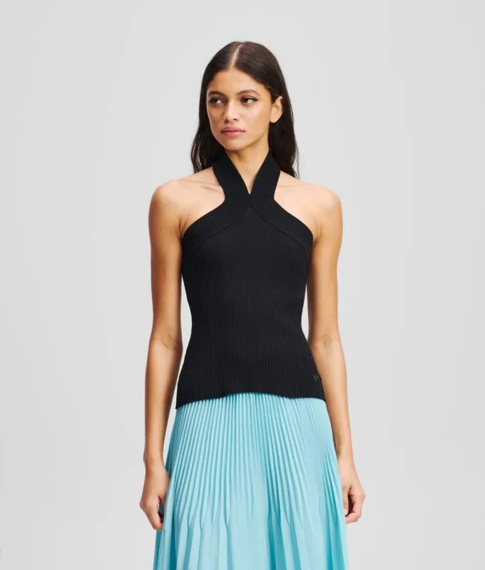 HALTER TOP EN MAILLE HALTER TOP EN MAILLE
