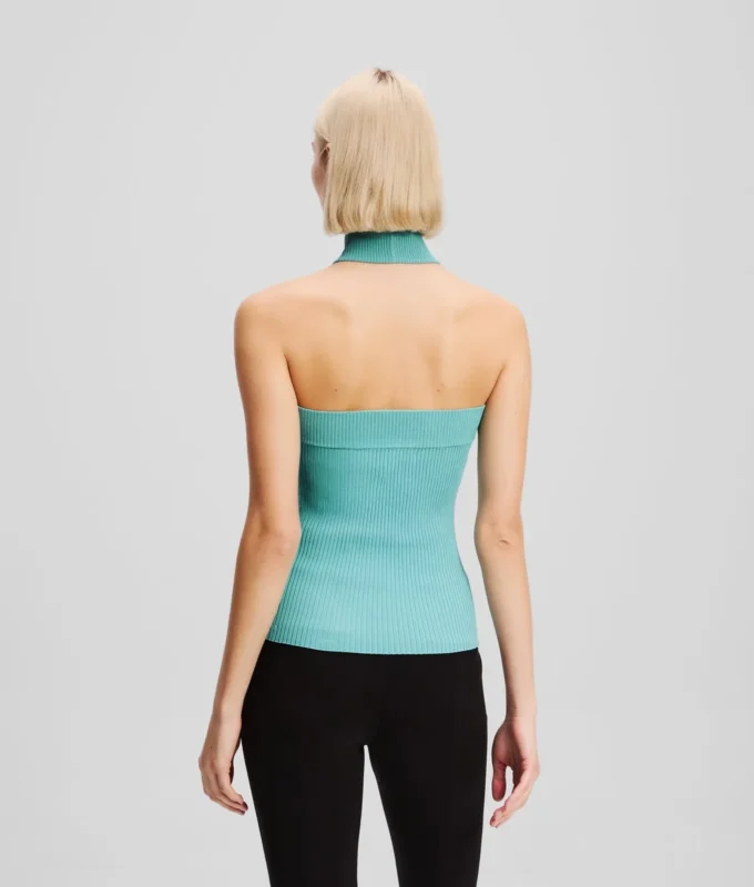 HALTER TOP EN MAILLE HALTER TOP EN MAILLE