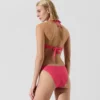 HAUT DE BIKINI BANDEAU CÔTELÉ