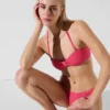 HAUT DE BIKINI BANDEAU CÔTELÉ