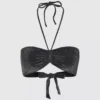 Haut de bikini bandeau métallisé Haut de bikini bandeau métallisé