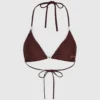 Haut de bikini triangle festonné Haut de bikini triangle festonné