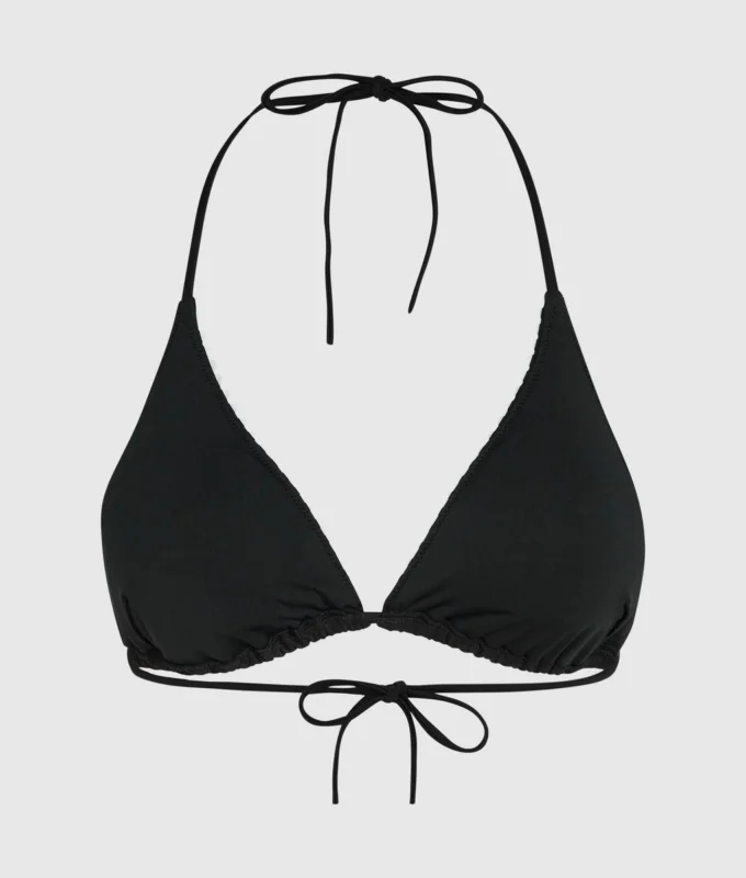 Haut de bikini triangle festonné Haut de bikini triangle festonné