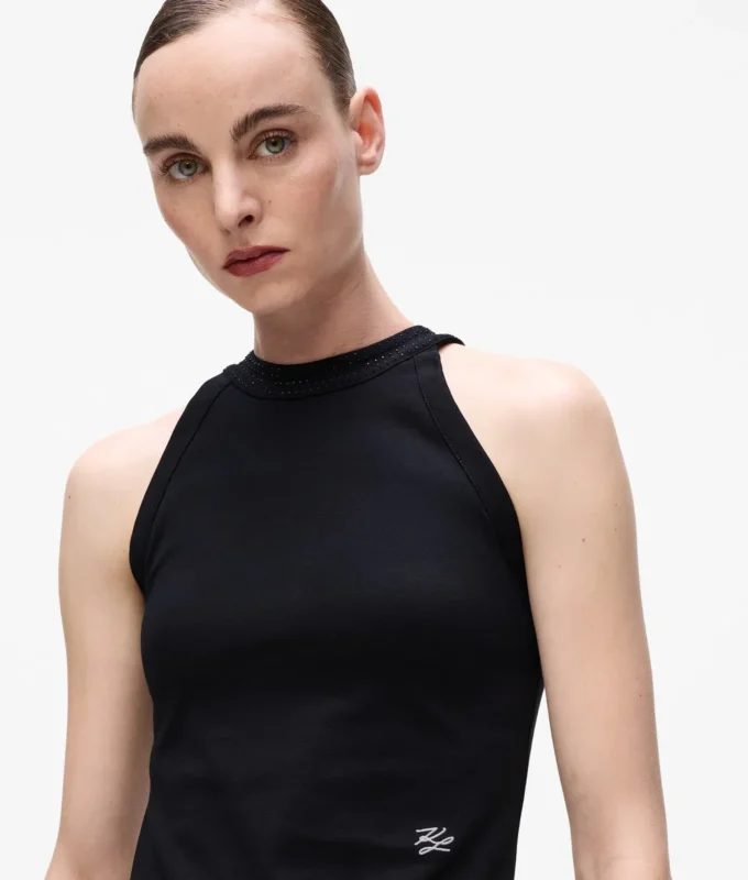 Haut dos nu orné de strass Haut dos nu orné de strass