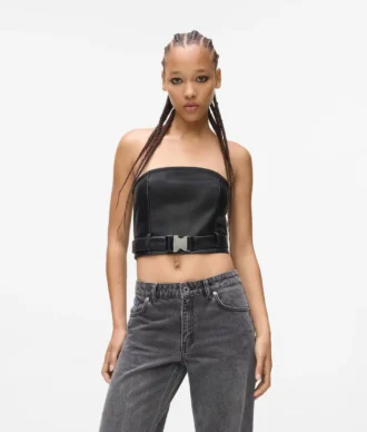Haut en simili cuir Haut en simili cuir