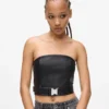 Haut en simili cuir Haut en simili cuir