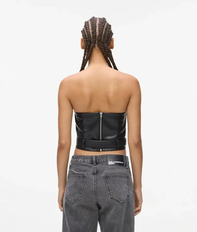 Haut en simili cuir Haut en simili cuir