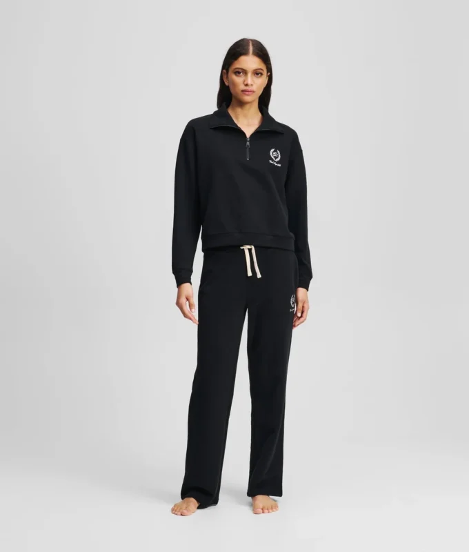 HOTEL KARL LOUNGEWEAR SWEAT À DEMI-ZIP HOTEL KARL LOUNGEWEAR SWEAT À DEMI-ZIP