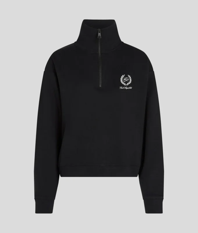 HOTEL KARL LOUNGEWEAR SWEAT À DEMI-ZIP HOTEL KARL LOUNGEWEAR SWEAT À DEMI-ZIP